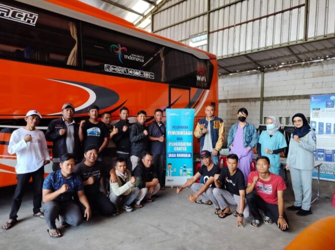 
					Jasa Raharja Jawa Barat Melakukan Pelayanan Kesehatan Di Po Arkan Abror Cinta Saudara Trans