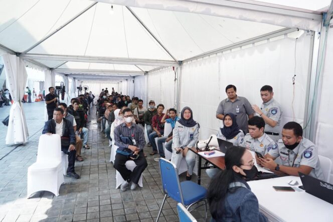 
					Jasa Raharja Gelar Verifikasi Data dan Pengambilan Atribut Calon Peserta Mudik Gratis