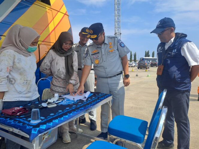 
					Pastikan Kelancaran Arus Balik di Wilayah Lampung, Jasa Raharja Kemenko PMK, Kemenhub, dan Korlantas Polri Gelar Tinjauan ke Pelabuhan Panjang dan Bakauheni