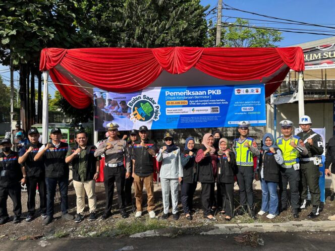 
					Jasa Raharja Jawa Barat Turut Sukseskan Program Bulan Juni 2024 yang di canangkan sebagai ”Bulan Sadar Pajak” Jawa Barat
