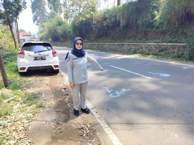 
					Jasa Raharja Lakukan Survey Kebenaran Kasus Kecelakaan di  Kp. Panyindangan Desa Margamulya Kecamatan Pangalengan Kabuapten Bandung