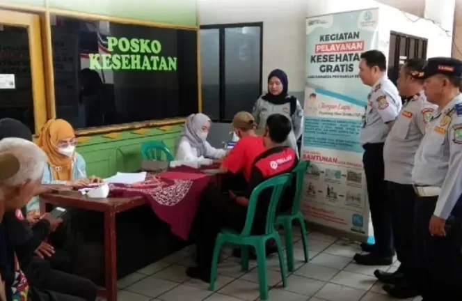 
					Jasa Raharja Adakan Pemeriksaan Kesehatan Gratis di Terminal Bis Kota Bekasi