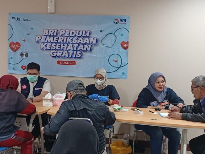 
					BRI Bandung Selenggarakan Pemeriksaan Kesehatan Gratis