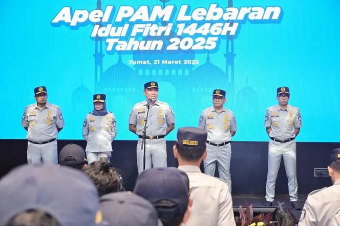 
					Selenggarakan Apel PAM Lebaran 2025, PT Jasa Raharja Siagakan Personel di Seluruh Indonesia untuk Hadapi Arus Mudik dan Balik Idulfitri 2025