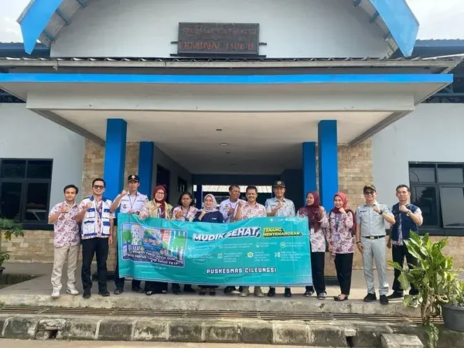 
					Jasa Raharja Bogor & Dishub Gelar Ramp Check & Tes Kesehatan Pengemudi Bus di Terminal Cileungsi