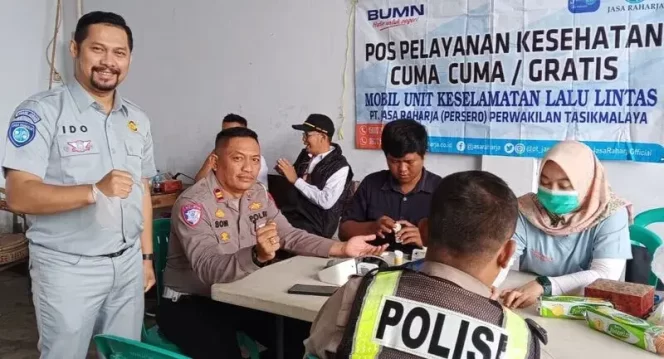 
					Jasa Raharja Cabang Tasikmalaya Gelar Pengobatan Gratis di Kantor Kecamatan Cihaurbeuti Kabupaten Ciamis