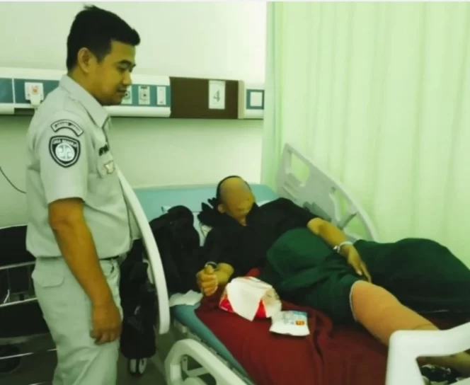 
					Jasa Raharja Kanwil Jawa Barat Aktif Kunjungi Korban Kecelakaan Lalu Lintas di Rumah Sakit