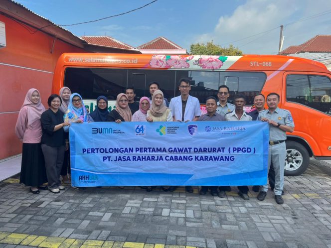 
					Dukung Zero Accident, Jasa Raharja Karawang Berikan Pelatihan PPGD Bagi Pengemudi PO Selamat Anugrah Jaya