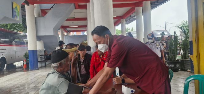 
					Jasa Raharja Gelar Layanan Kesehatan Gratis Di Teminal Bus Kota Bekasi