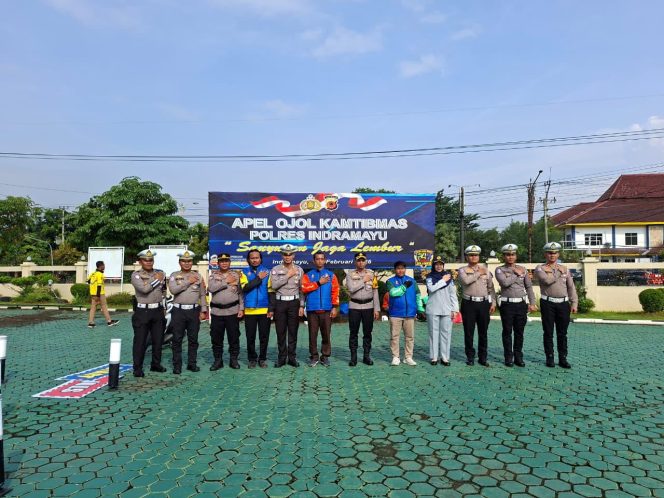 
					Jasa Raharja Cabang Indramayu dan Polres Indramayu Adakan Safety Riding bagi Ojek Online