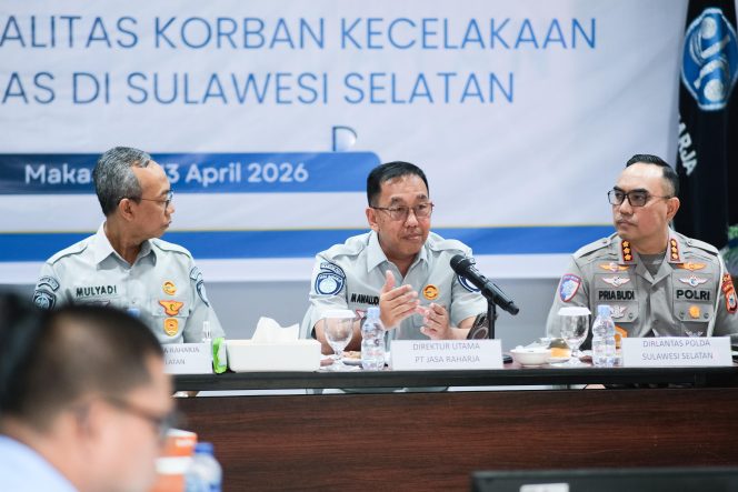 
					Transportasi di Sulawesi Selatan Kian Aman bagi Masyarakat, Jasa Raharja Perkuat Sistem Lewat Pendekatan Penta Helix