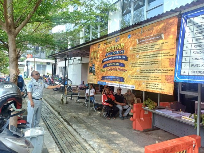 
					Sebagai Bentuk Apresiasi,  Jasa Raharja Cabang Cirebon Gencarkan Gebyar Apresiasi Kepatuhan Wajib Pajak