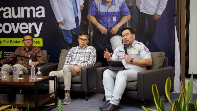 
					Jasa Raharja Paparkan Peran dan Upaya Keselamatan dalam Corporate Gathering RS Siloam di Hotel Harper