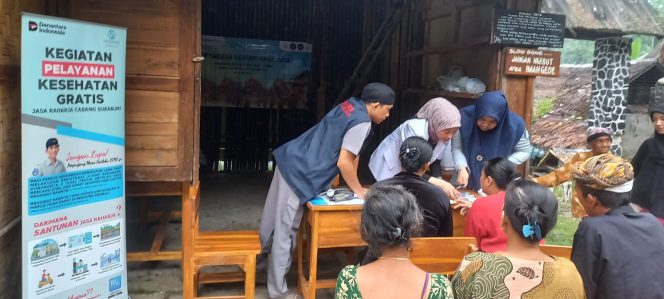
					Jasa Raharja Cabang Sukabumi Bersama RSUD Palabuhanratu Gelar Pemeriksaan Kesehatan Gratis di Kasepuhan Kampung Adat Ciptarasa