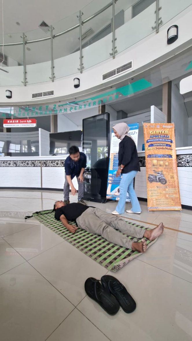 
					Tingkatkan Golden Hour Penyelamatan Korban Kecelakaan, Jasa Raharja dan Tim Pembina Samsat Kota Banjar Gelar Pelatihan PPGD