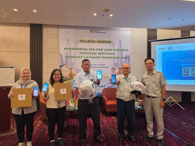 
					Sharing Session Teknis Penjaminan Kecelakaan Lalu Lintas dan Fitur Baru JRku Lapor Laka antara Jasa Raharja dan BPJS Ketenagakerjaan bagi Rumah Sakit dan Perusahaan di Karawang Caption