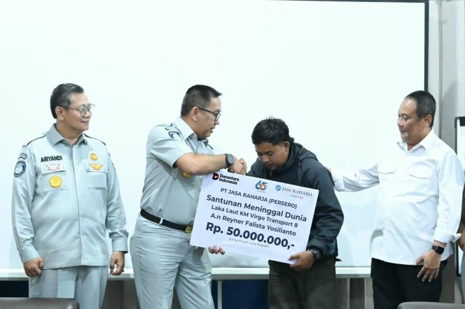 
					Korban KM Virgo Transport 8 Teridentifikasi, Jasa Raharja Serahkan Santunan Kurang dari 24 Jam