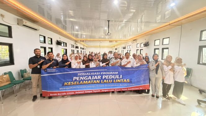 
					Jasa Raharja dan Jasa Raharja Putera Kolaborasi Sosialisasikan Keselamatan Lalu Lintas kepada Pengajar SMK Negeri 1 Tasikmalaya