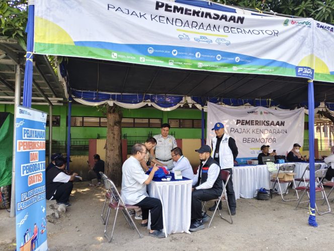 
					Tingkatkan Keselamatan dan Kepatuhan, PT Jasa Raharja (Persero) Cabang Cirebon Melaksanakan Kegiatan Pemeriksaan Pajak Kendaraan Bermotor dan Berikan Layanan Kesehatan Gratis di Polsek Talun Kab Cirebon