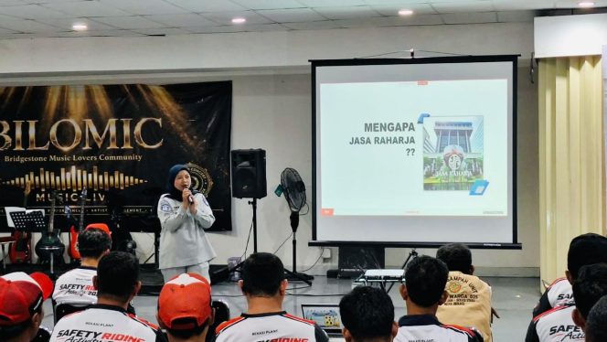 
					“SAFE RIDING, SAFE JOURNEY, SAFE LIFE” Jasa Raharja Pelatihan Safety Riding Di PT Bridgestone Tire Indonesia